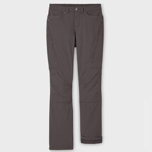 Duluth Trading Women's Flexpedition Lined Straight Leg Pants Dark Grey Sz 6x31”